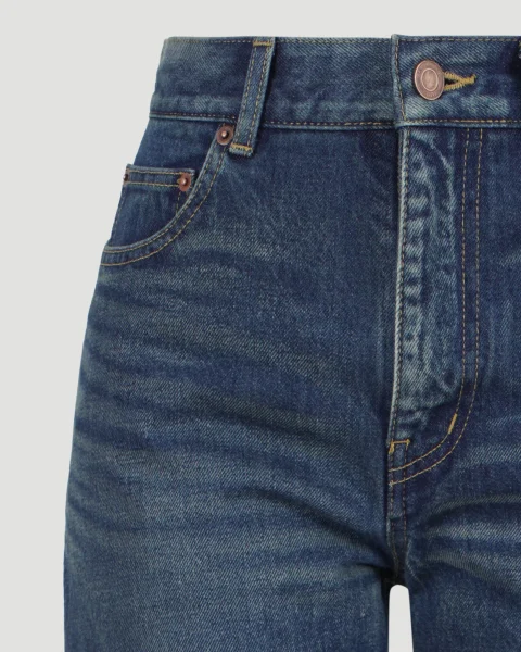 Cindy Jeans in Dark Beach Blue Denim — снимка 3