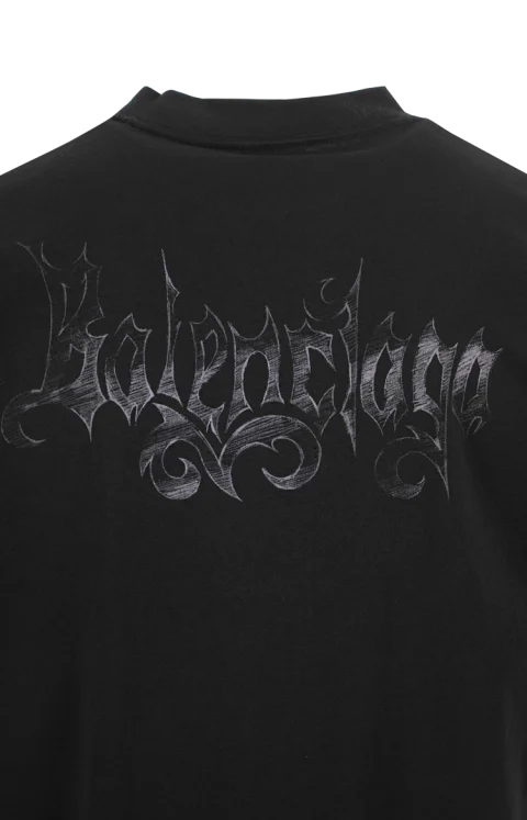 Sketchy Medium Fit T-Shirt in Black — снимка 3