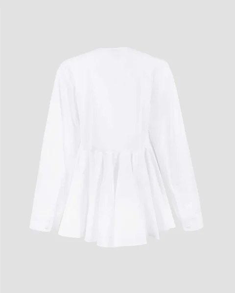 Cotton Poplin Blouse — снимка 2