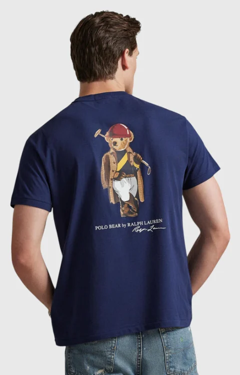 Тениска с принт POLO BEAR на гърба — снимка 2