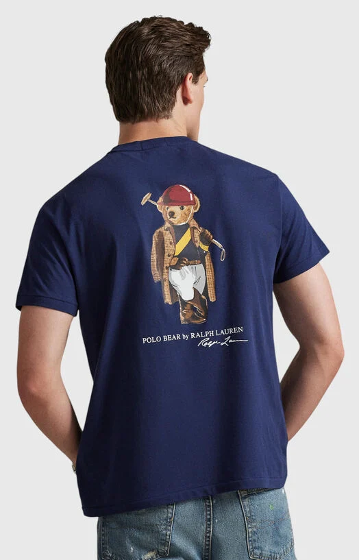 Тениска с принт POLO BEAR на гърба — снимка 2