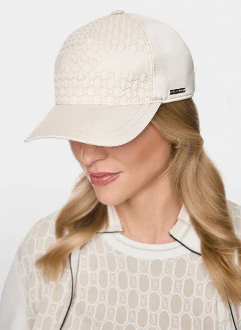 Шапка с капитониран мотив Marc Cain Sports — снимка 6