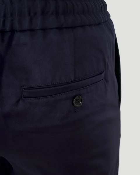 Cotton Shorts in Navy — снимка 3