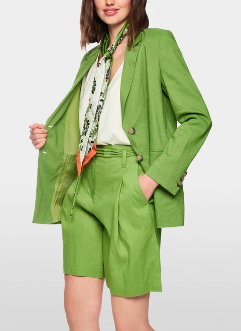 Сако с лен Marc Cain Collections