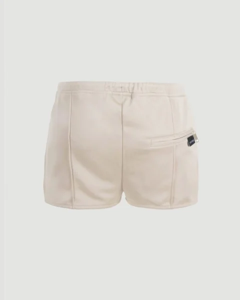 Interlock Tracksuit Mini Shorts in Beige — снимка 2