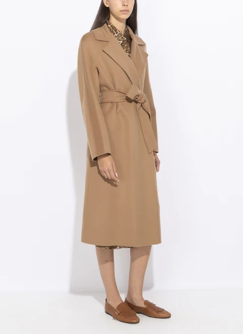 Палто от фина вълна и коприна Max Mara Studio Mstcles — снимка 2