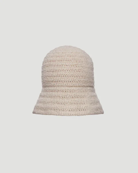 Handmade Crochet Bucket Hat in Cream