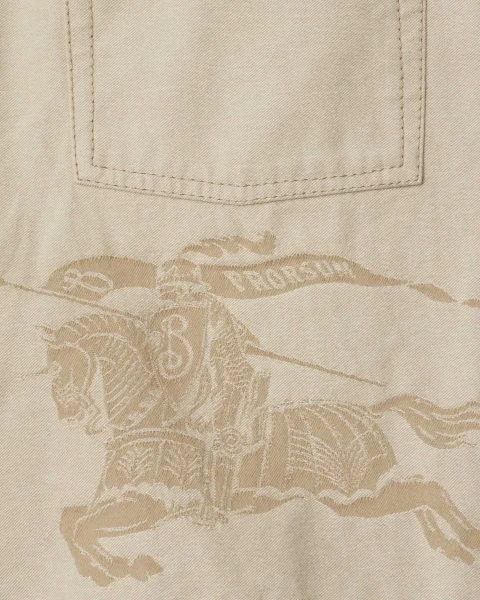 EKD Denim Shorts in Alabaster — снимка 2