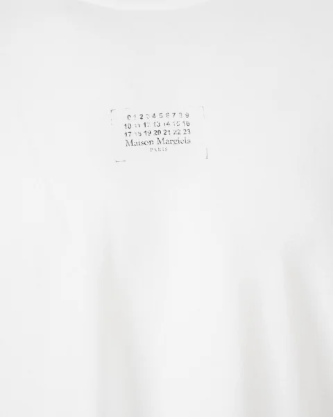 Stamp Logo T-Shirt in Ivory — снимка 3