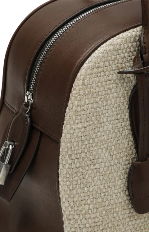 India 12 Canvas and Leather Bag — снимка 3