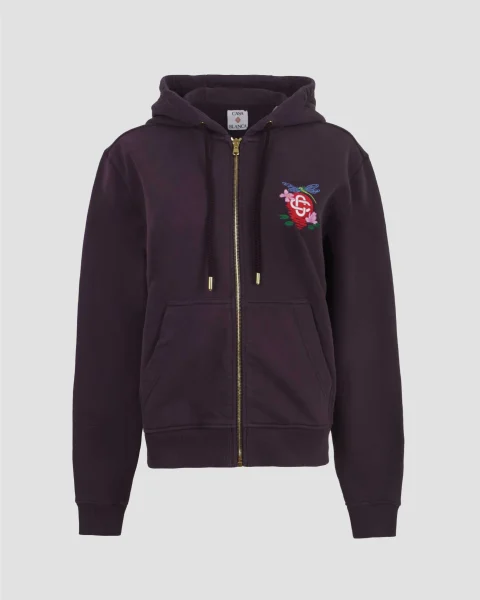 Hoodie with Embroidered Logo