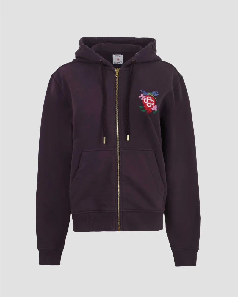 Hoodie with Embroidered Logo