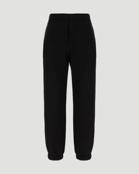 Black Cotton Joggers