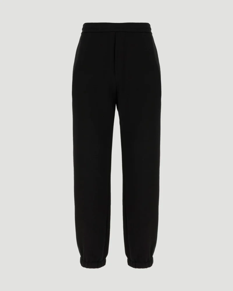 Black Cotton Joggers