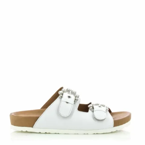 Дамски Равни Чехли MODA IN PELLE – 25041OPAAL WHITE 31