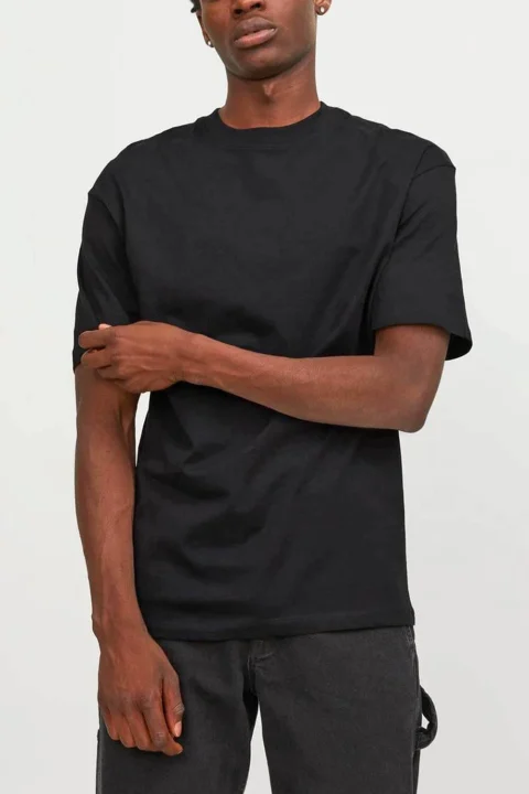 T-Shirt Jjebradley Tee Ss O-Neck 12249319 C-N10 black — снимка 2