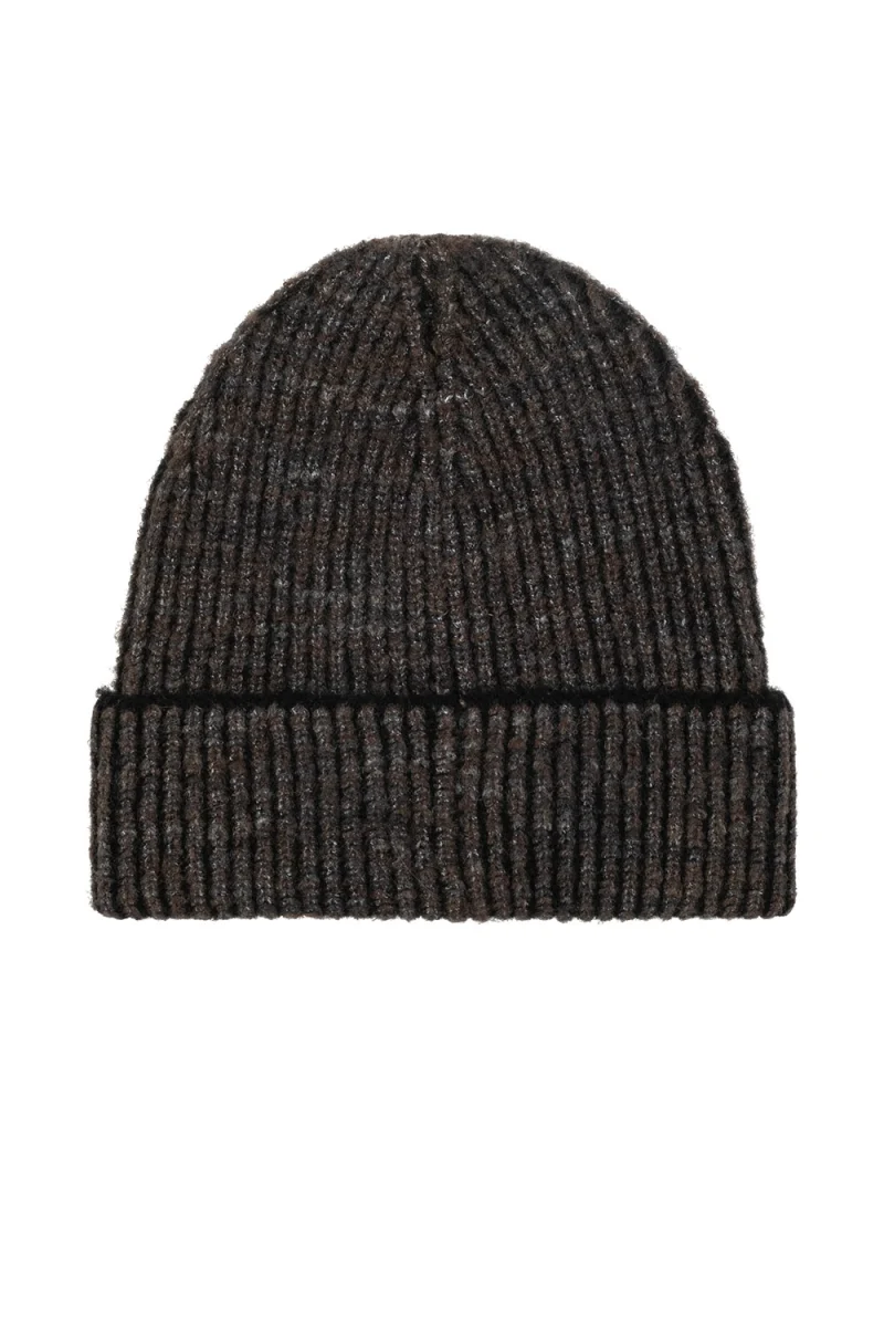 Шапка S&S 2 Color Rib Cuff Beanie SSM53007 001 black — снимка 2