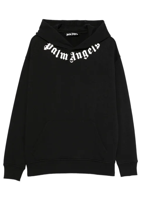Суичър Neck Logo Regular Hoodie PAMBB003FL001-1003 black-off white