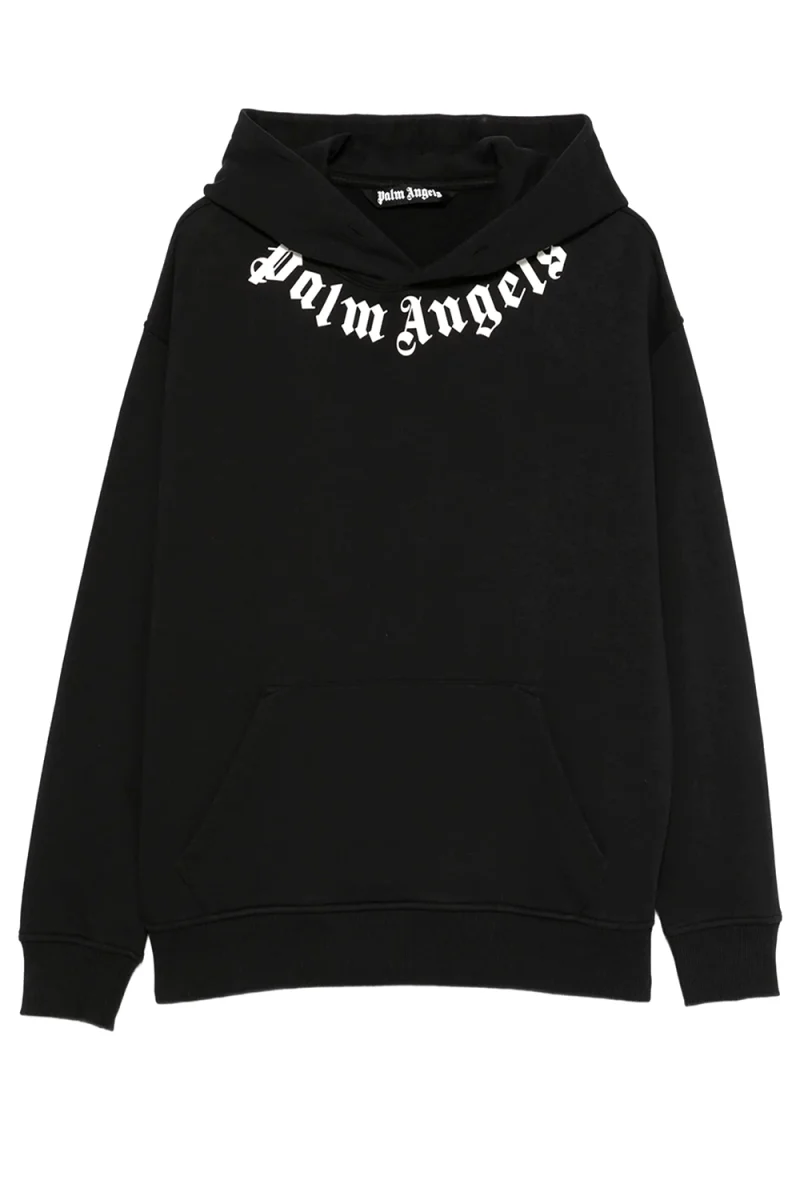 Суичър Neck Logo Regular Hoodie PAMBB003FL001-1003 black-off white