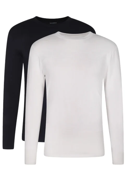 Блуза (Pack Of 2) Elongated Logo Ls A4M47003 998 black/white