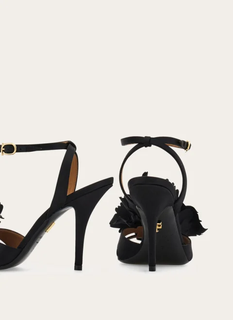 Сандали на ток `Flower` Ferragamo — снимка 5