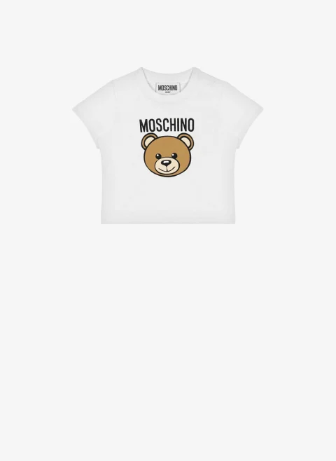 Тишърт с принт Teddy bear Moschino Kids