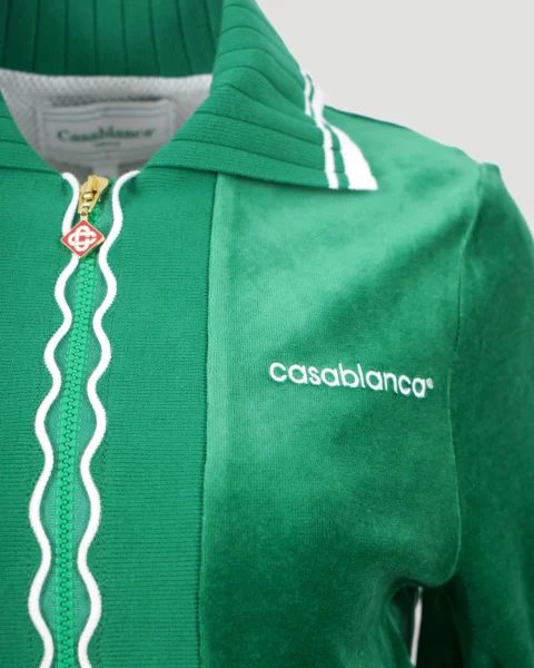 Scalloped Track Jacket — снимка 7