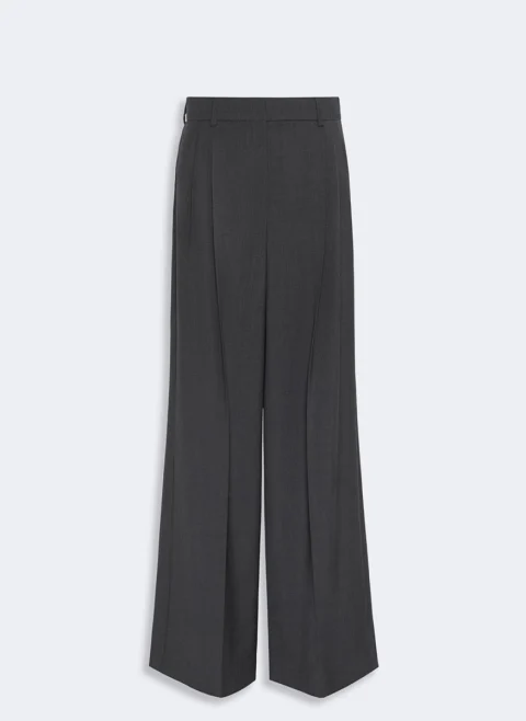 Панталон с басти от вълна Weekend Max Mara Wkdadelfi