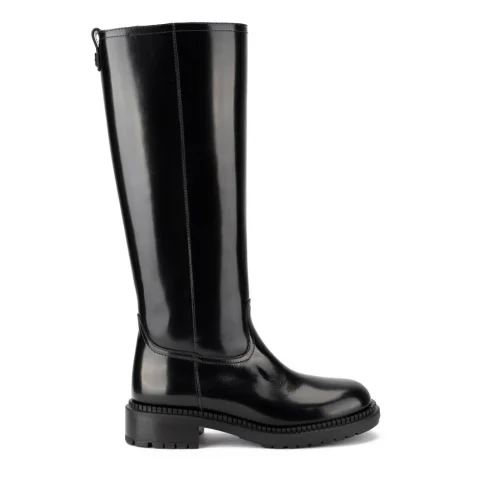 Дамски черни ботуши Casadei