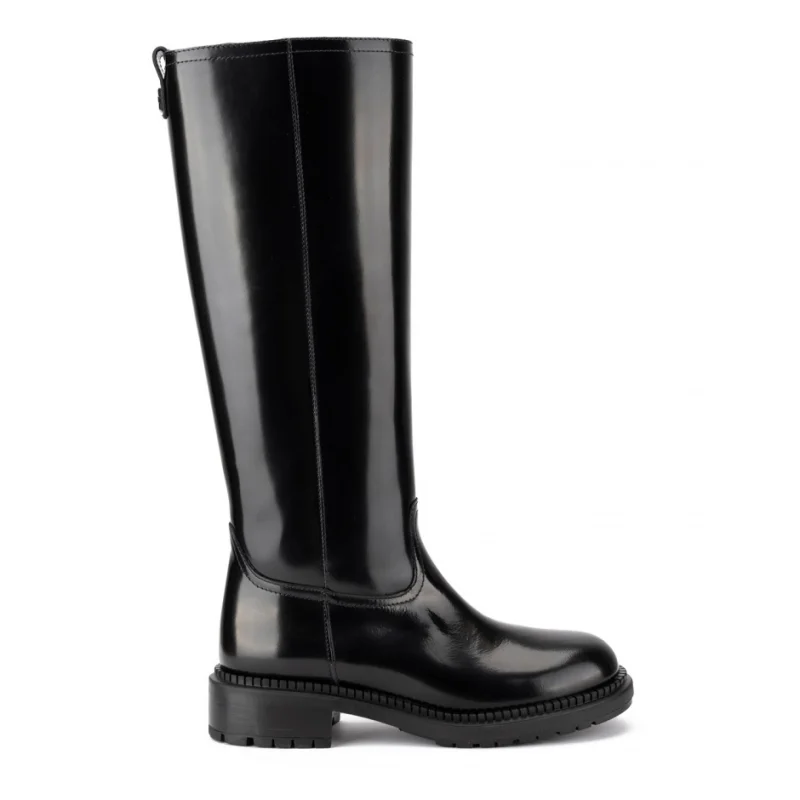 Дамски черни ботуши Casadei
