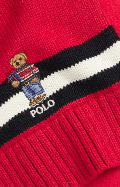 Шал с Polo Bear бродерия — снимка 2