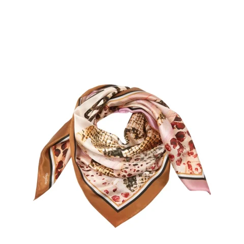 Дамски цветен шал Karree Boho Bloom HÖGL — снимка 4