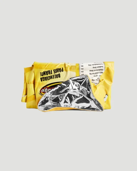 Chips Clutch Wallet in Yellow