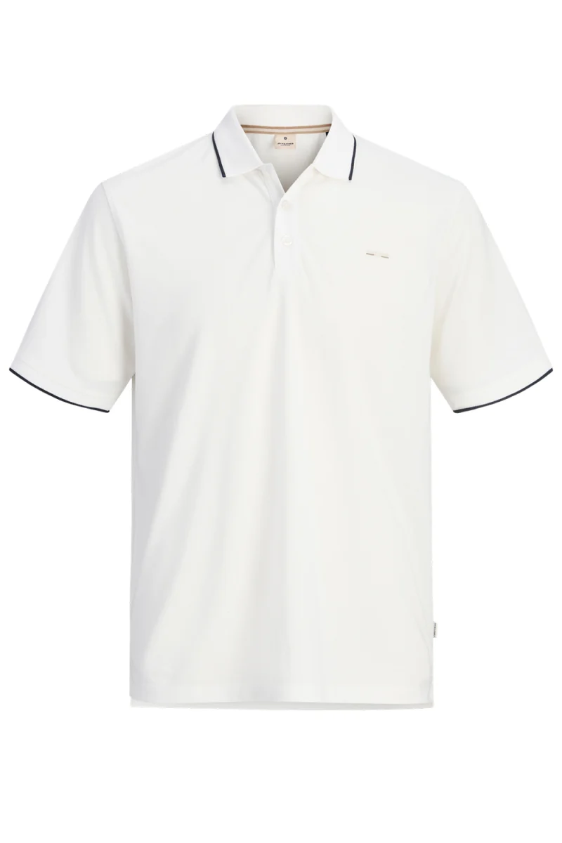 Polo Jprblualves Ss 12274681 11-4201 TCX cloud dancer