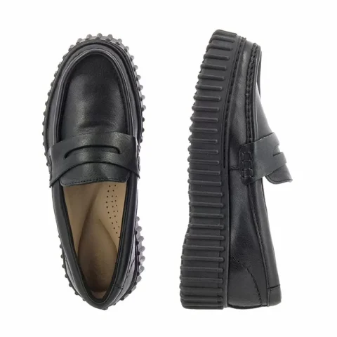 Дамски Лоуфър CLARKS – 26174870 TORHILL PENNY BLACK — снимка 4
