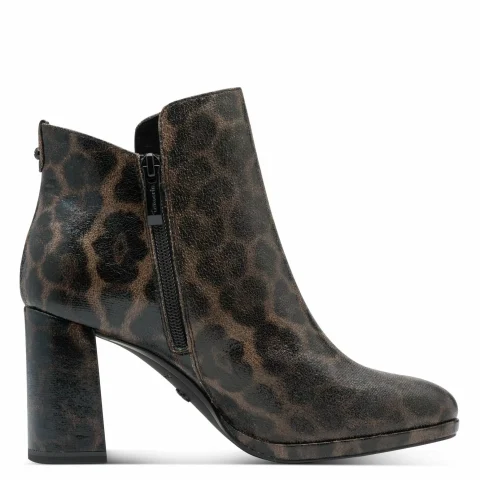 Дамски Боти На Ток TAMARIS – 1-25362-45-360 LEOPARD — снимка 2
