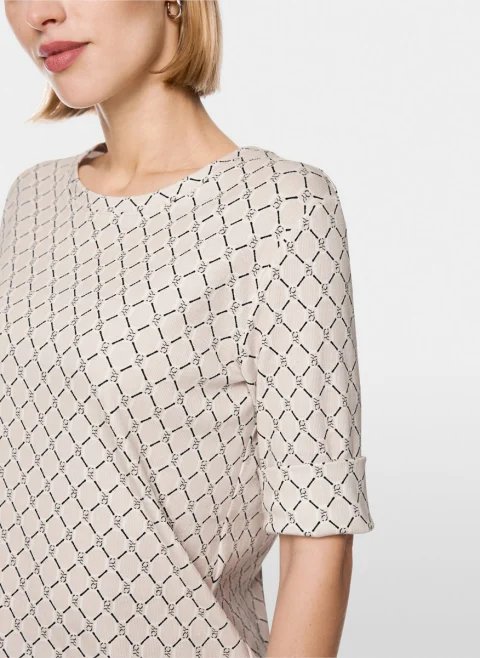 Рипсена блуза 'Chain logo' Marc Cain Sports — снимка 4