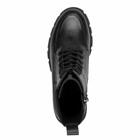 Дамски Кубинки TAMARIS – 1-25972-45-003 BLACK LEATHER — снимка 5