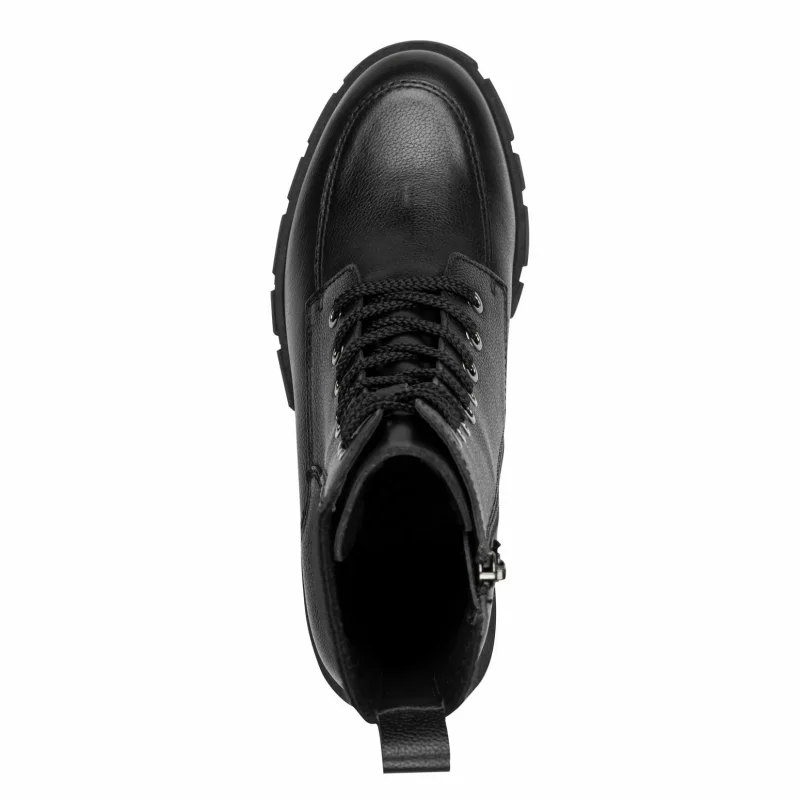 Дамски Кубинки TAMARIS – 1-25972-45-003 BLACK LEATHER — снимка 5