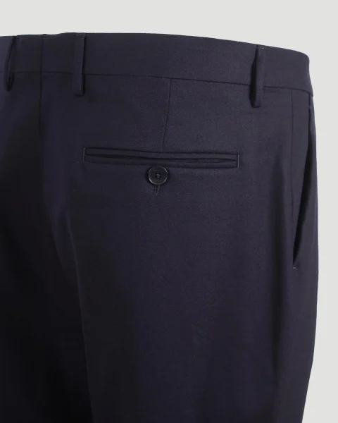 Wool Trousers in Navy — снимка 3
