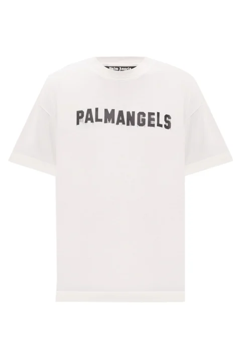 T-Shirt Palm Hills Regular PAMAA001JR018-0310 off white-black