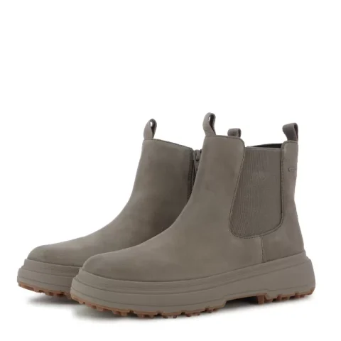 Дамски Равни Боти GEOX – D46XMD D LAMIDIE/GRIP TAUPE — снимка 4