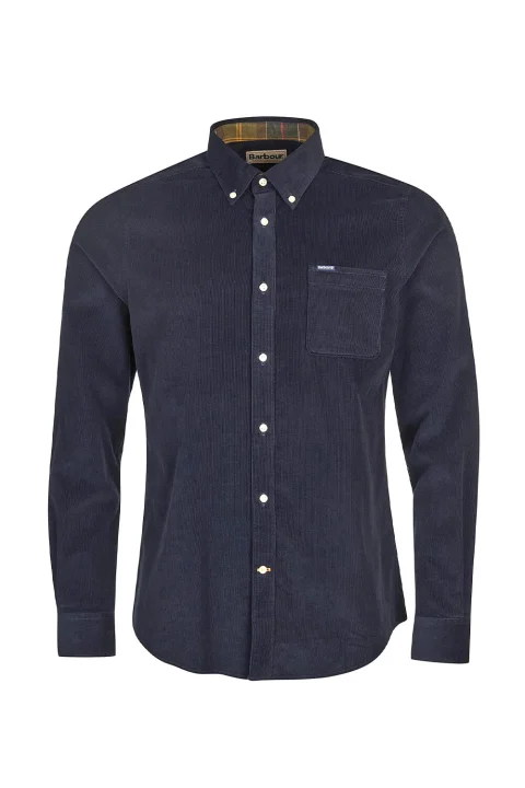 Риза Ramsey Tailored Checked MSH5001 ny91 navy