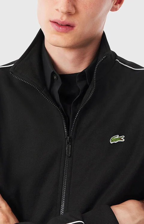 Суитшърт с лого акцент в черно — снимка 4