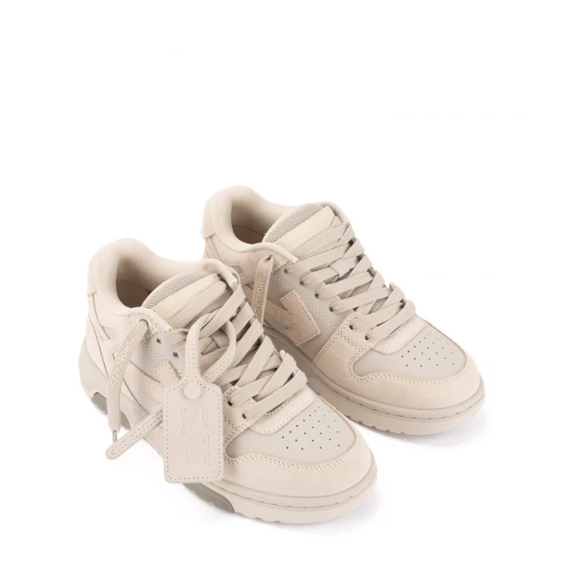 Дамски бeжови сникърси Out Of Office OFF-WHITE — снимка 6
