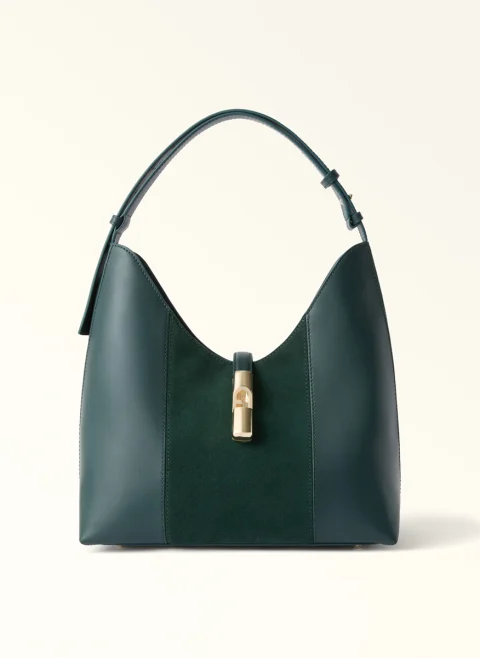Чанта Furla Goccia Toni Dark Forest