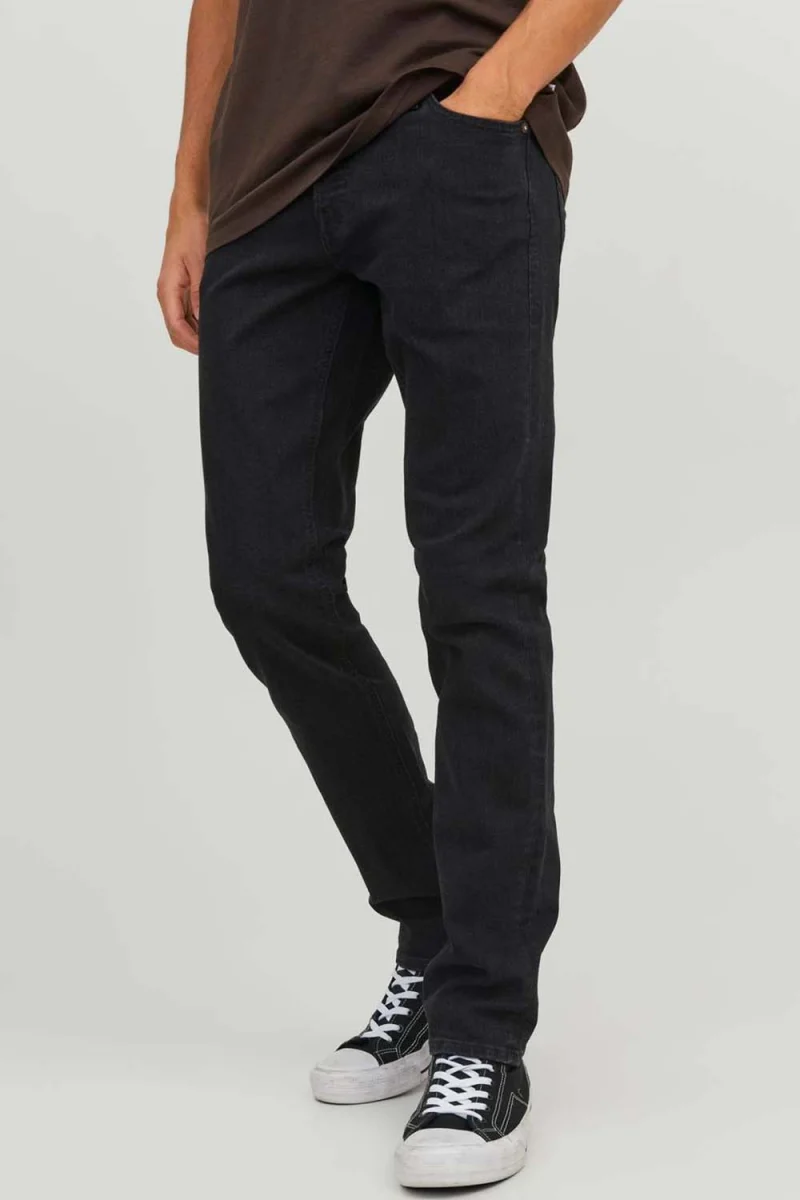 Jeans Jjiglenn Jjbasic Sq 356 12246949 BS000031 black denim — снимка 2