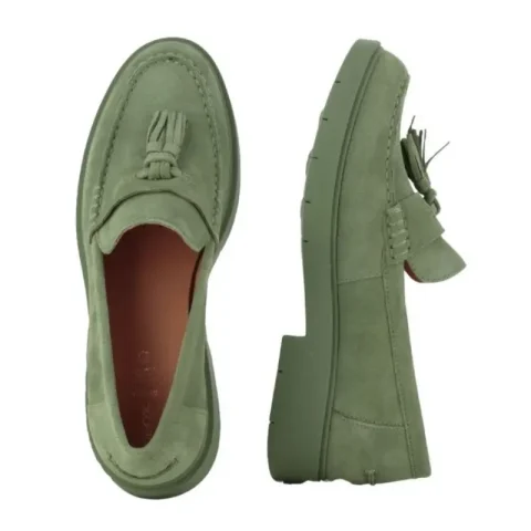 Дамски Мокасини GEOX – D65DKA D SPHERICA OLIVE — снимка 5
