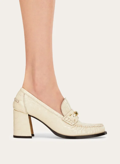Еспадрили на ток `F buckle` Ferragamo — снимка 6