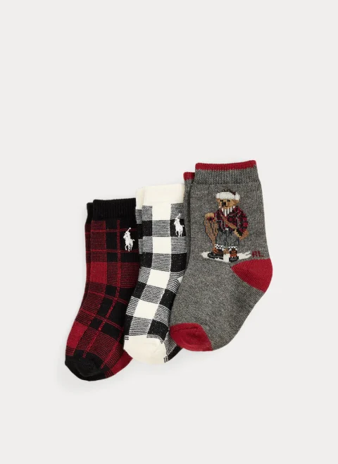 Сет чорапи 'Polo Bear' Ralph Lauren Kids